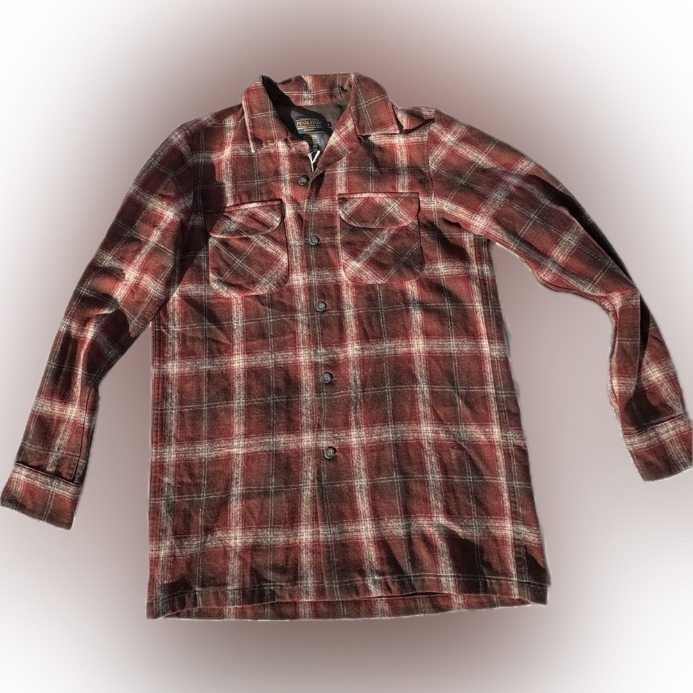 Pendleton Woolen Mills Board Shirt Maroon size S